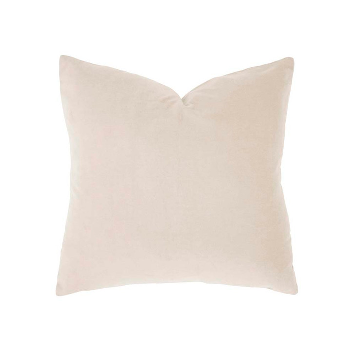 Bambury Velvet Pearl Square Filled Cushion | My Linen