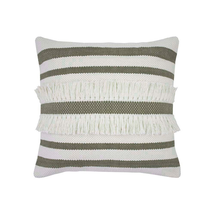 Bambury Tully Moss Square Filled Cushion | My Linen