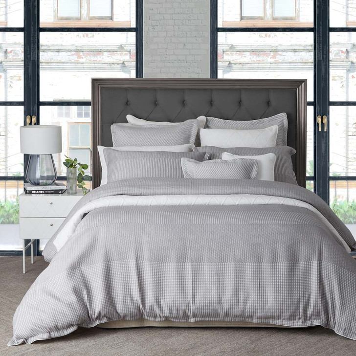 Private Collection Tier Silver Queen Bed Quilt Cover Set | My Linen