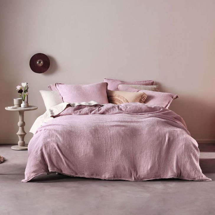 Linen House Elysian Orchid Double Bed Quilt Cover Set | My Linen