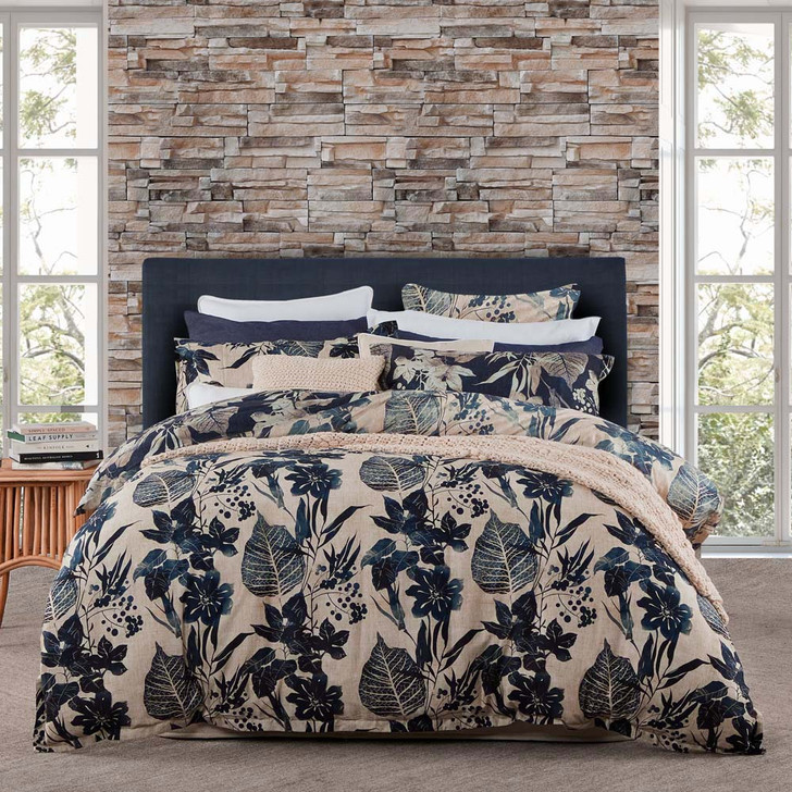 Private Collection Allambie Indigo King Bed Quilt Cover Set | My Linen