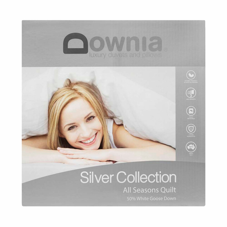 Downia Silver Collection Goose Down & Feather Single Bed Quilt | My Linen