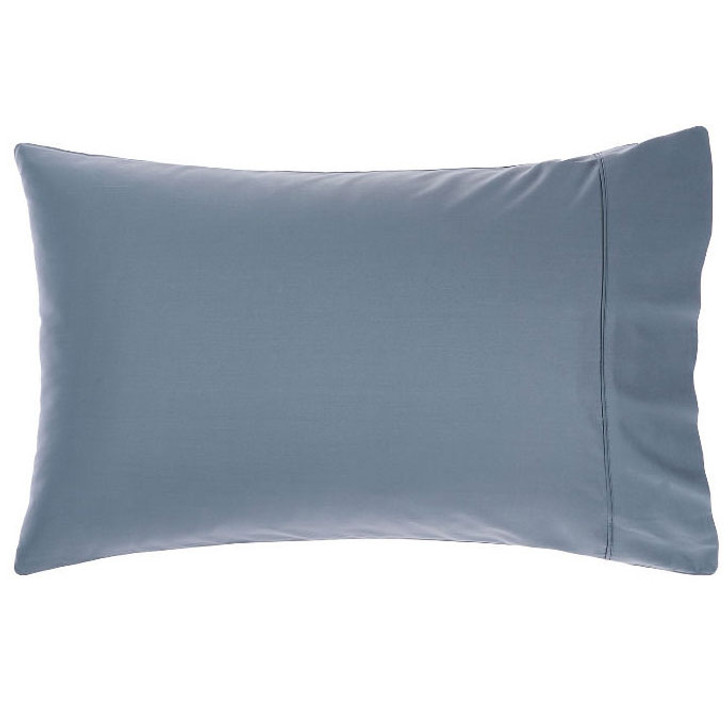 Linen House Nara Bamboo Cotton Bluestone Standard Pillowcase | My Linen