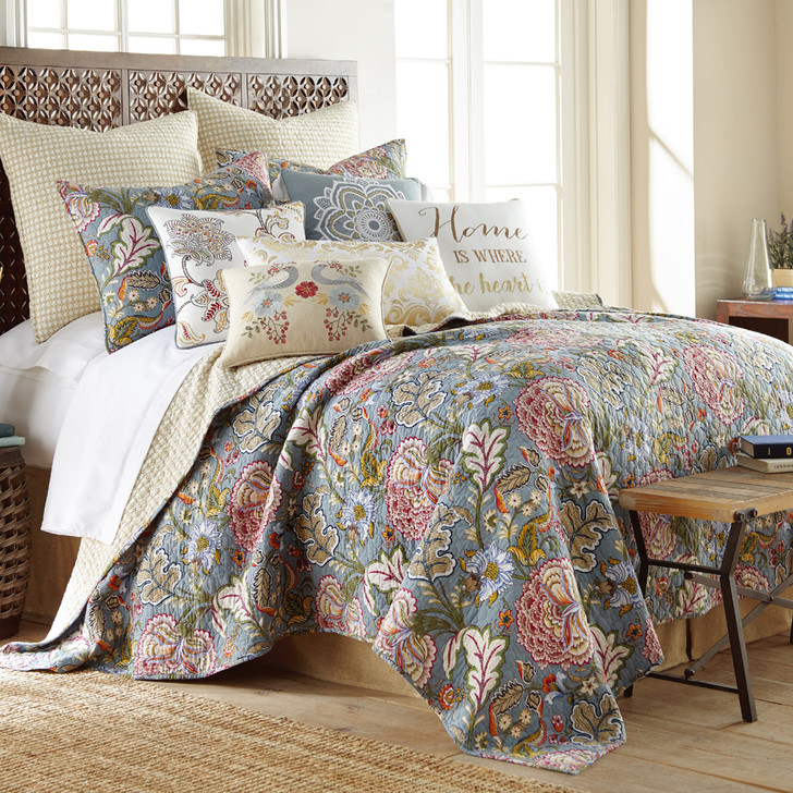 Classic Quilts Angelina Queen Bed Coverlet Set | My Linen