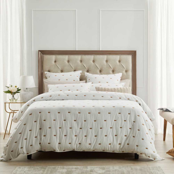 Private Collection Coburn Stone King Bed Quilt Cover Set | My Linen