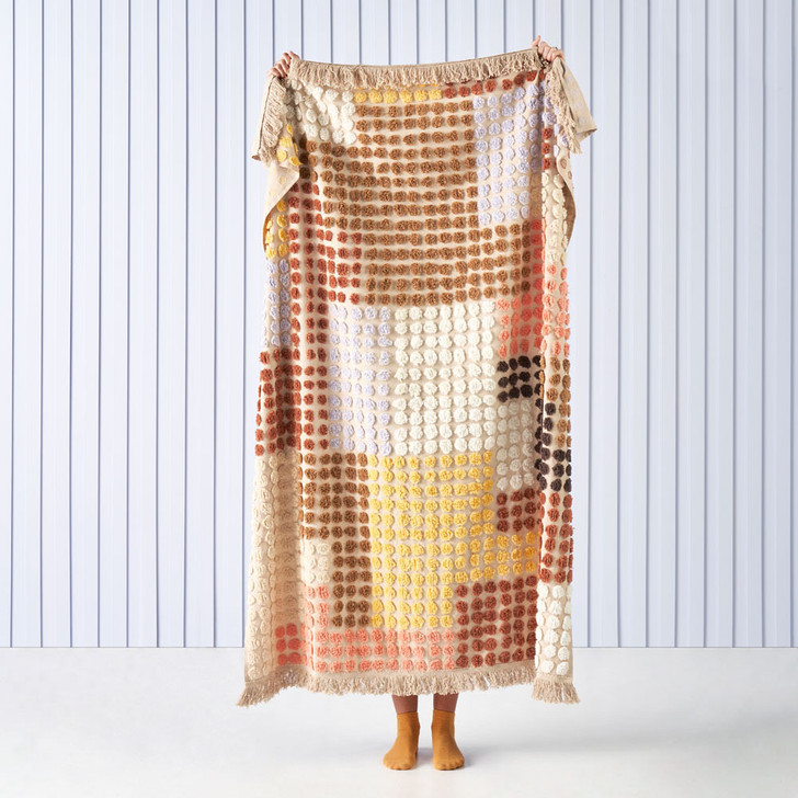 Linen House Mckenzie Sand Throw | My Linen