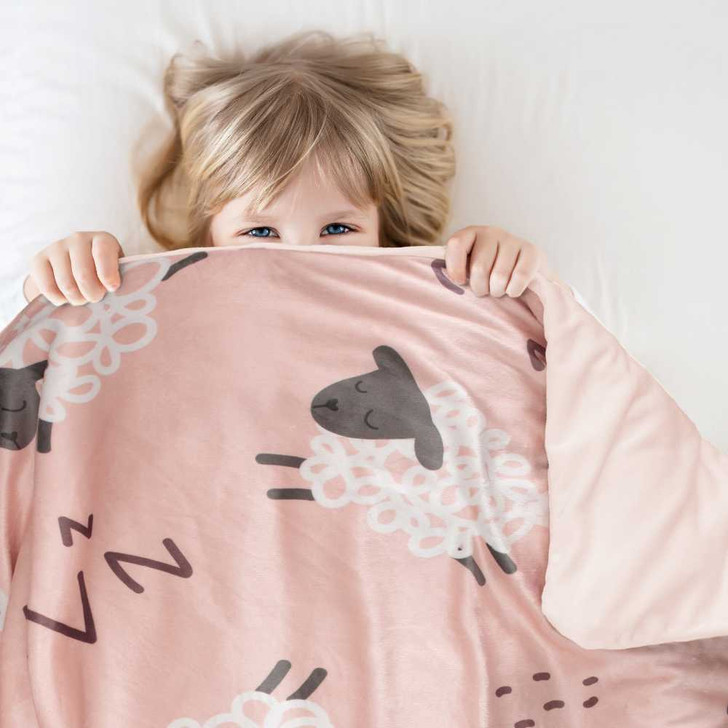 Jelly Bean Kids Baa Baa Weighted Blanket 2.8kg Single Bed | My Linen