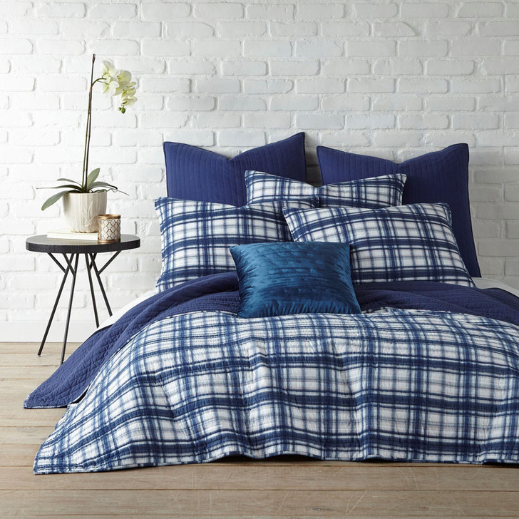 Classic Quilts Robin Plaid King Bed Coverlet Set | My Linen