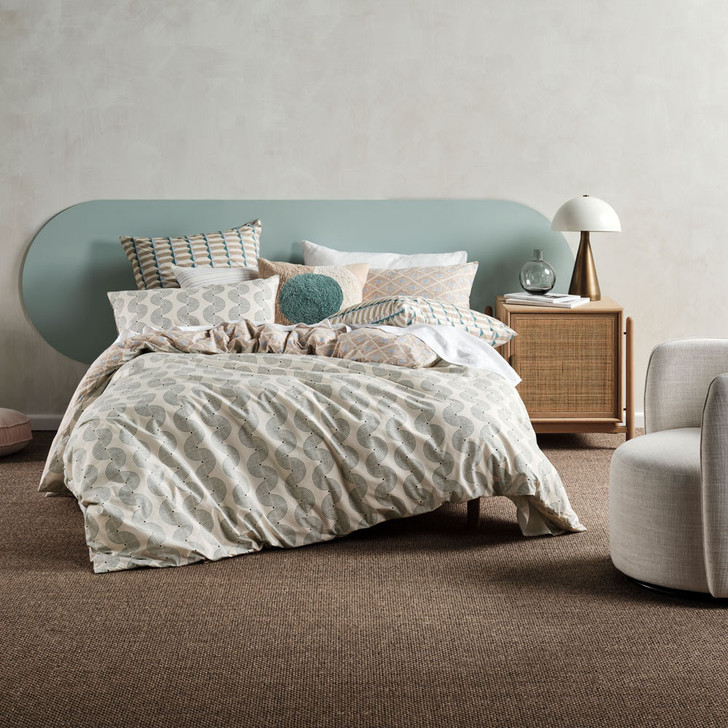 Linen House Aida Sky King Bed Quilt Cover Set | My Linen