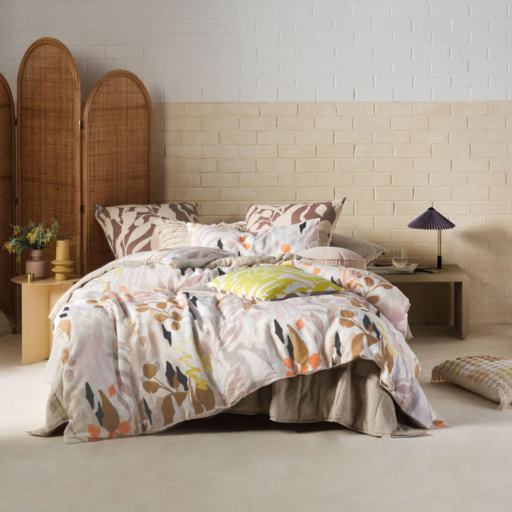 Linen House Bronte Multi King Bed Quilt Cover Set | My Linen