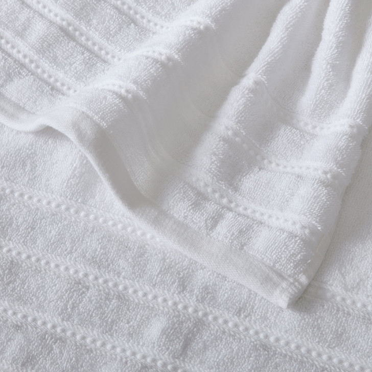 Wakefield Snow 4pc Bath Towel Set by Laura Ashley | My Linen
