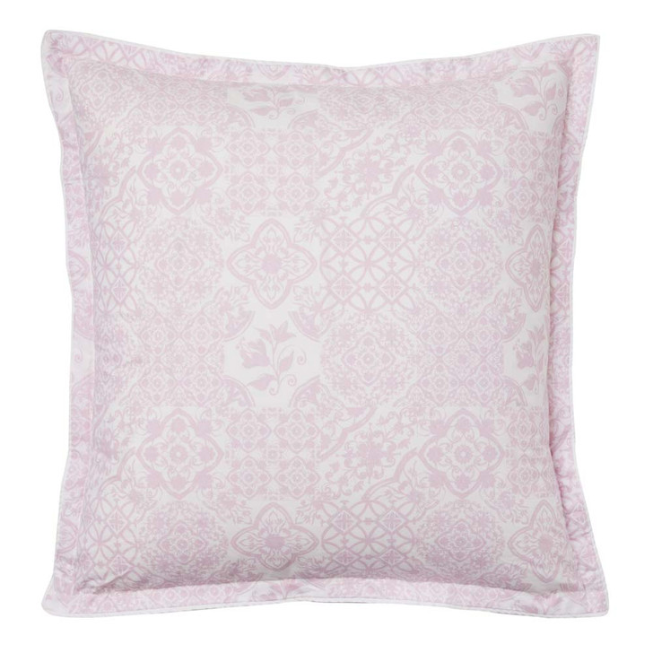 Logan and Mason Sassie Pink European Pillowcase | My Linen