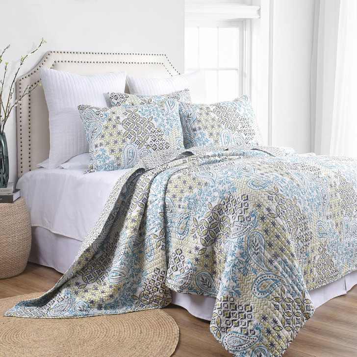 Classic Quilts Julia King Bed Coverlet Set | My Linen