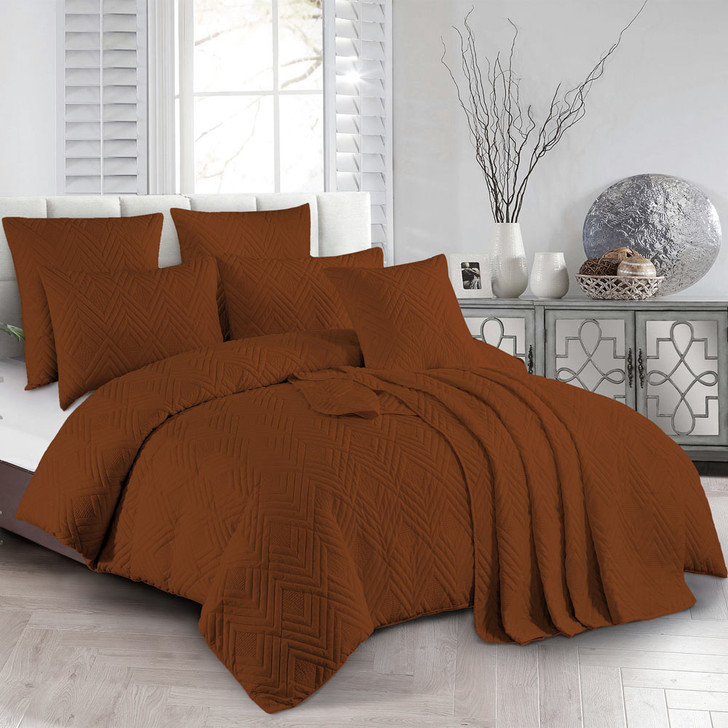 Concierge Spencer Clay King Bed Quilt Cover Set | My Linen