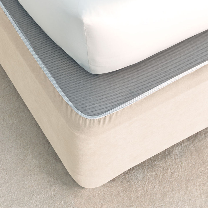 Linen House Cream King Single Bed Bedwrap Valance | My Linen
