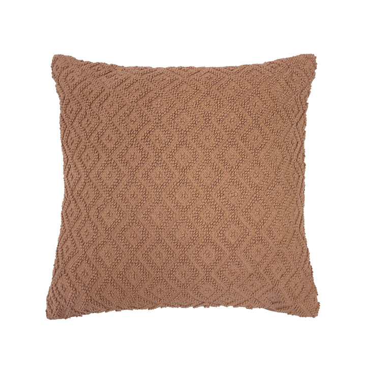 Bambury Sennet Fawn Square Filled Cushion | My Linen