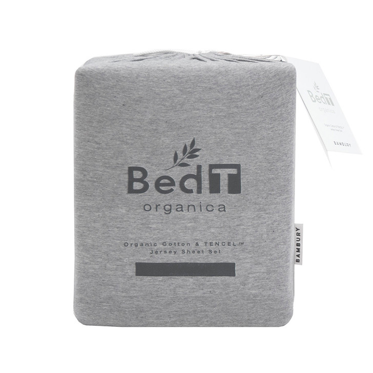 BedT Organica Grey Double Bed Sheet Set | My Linen