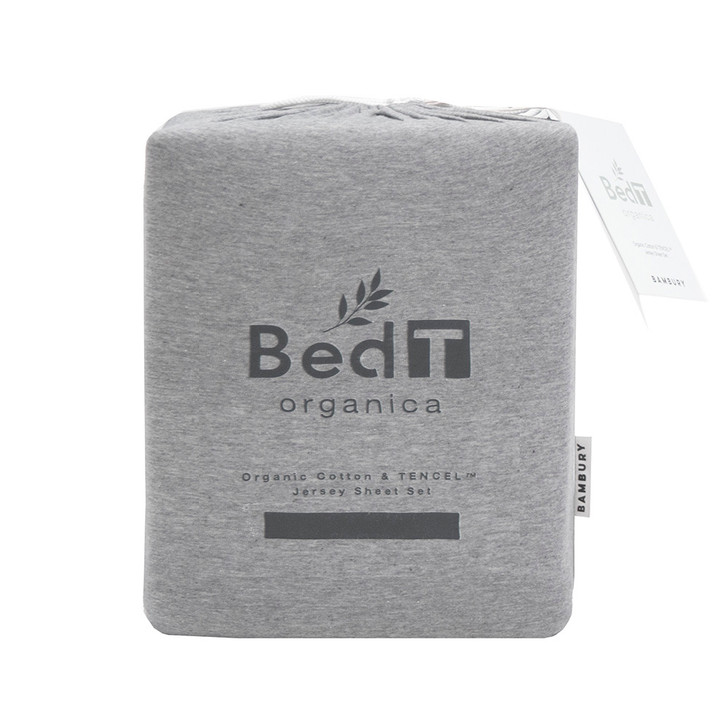 BedT Organica Grey King Bed Sheet Set | My Linen