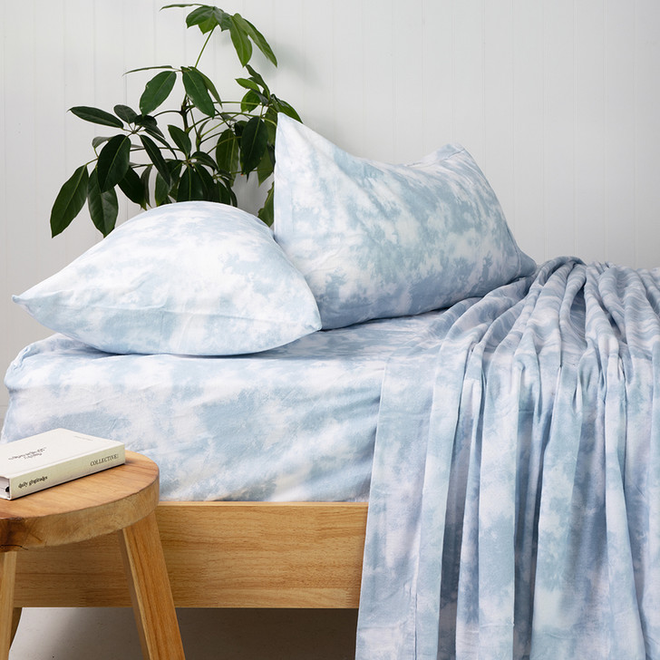 Bambury Nimbus Flannelette King Bed Sheet Set | My Linen