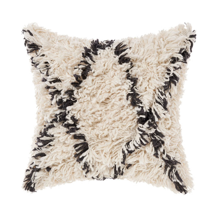 Linen House Nomadica Vanilla Square Filled Cushion | My Linen