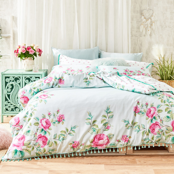 Royal Albert Cheeky Pink King Bed Quilt Cover Set | My Linen