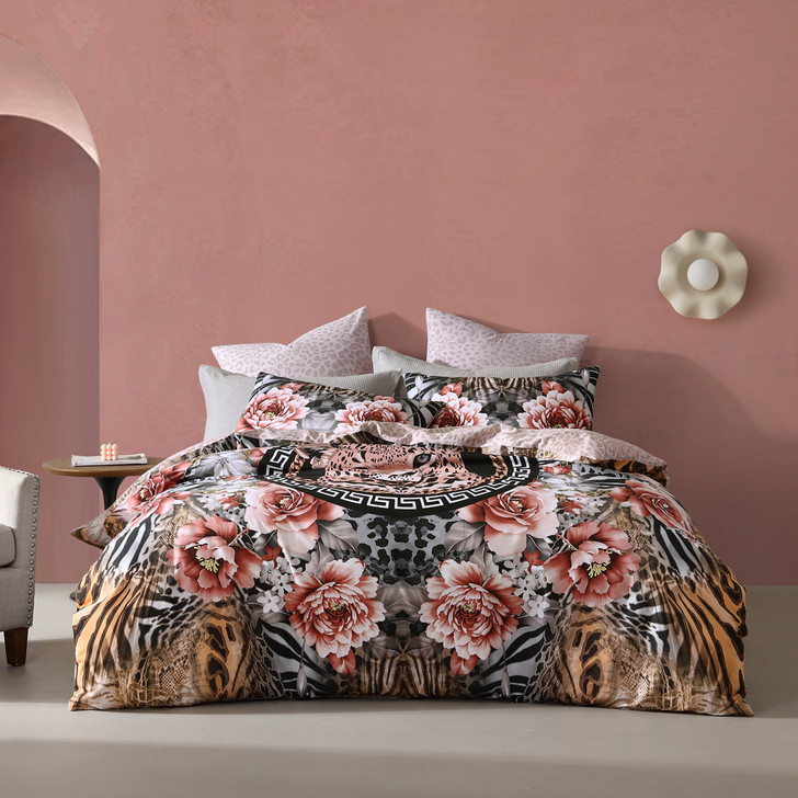 Logan and Mason Nala Leopard King Bed Quilt Cover Set | My Linen