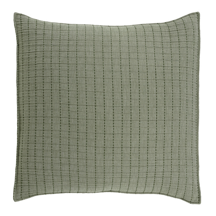 Bianca Bari Green European Pillowcase | My Linen