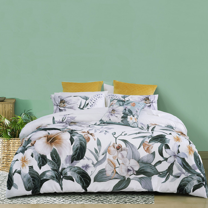 Bianca Chiquita White Double Bed Quilt Cover Set | My Linen
