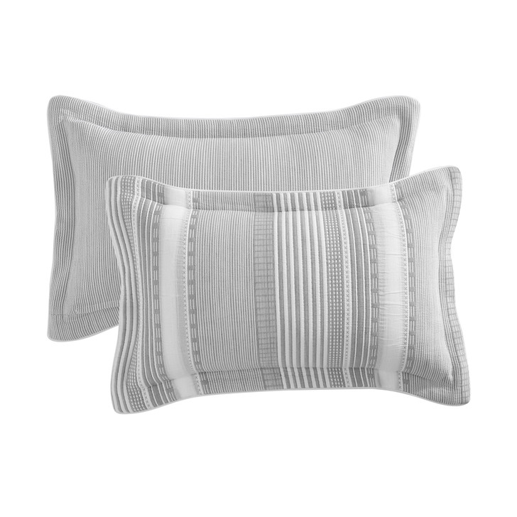 Private Collection Sinclair Silver Long Filled Cushion | My Linen