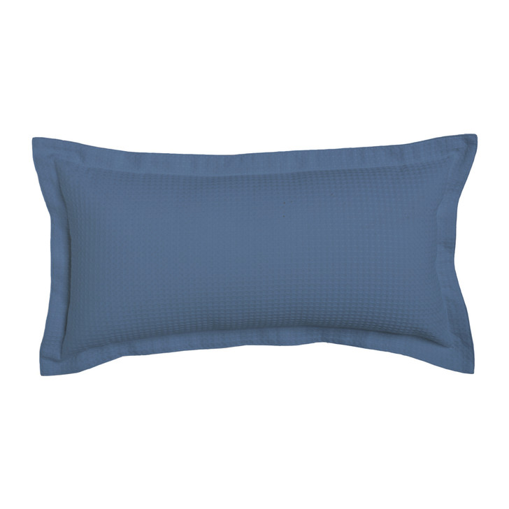 Platinum Logan and Mason Ascot Steel Long Filled Cushion | My Linen