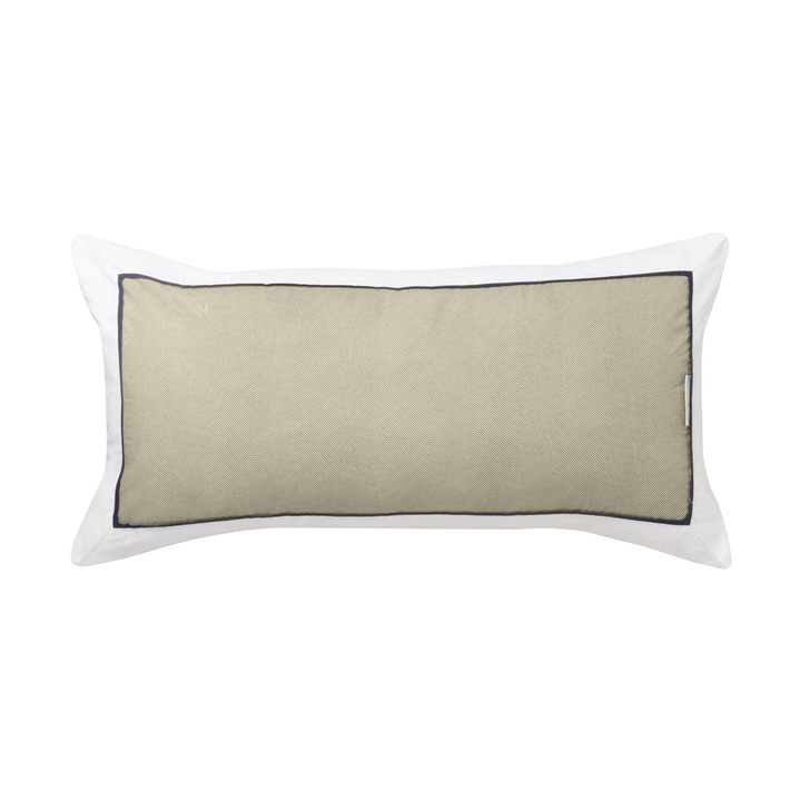 Logan and Mason Essex Olive Long Filled Cushion | My Linen