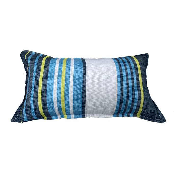 Logan and Mason Zayn Blue Breakfast Filled Cushion | My Linen