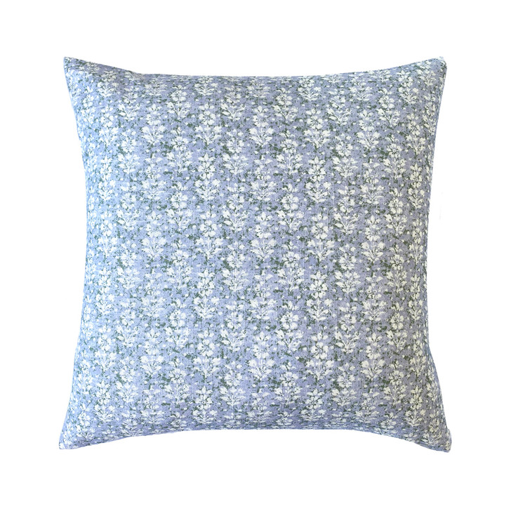 Laura Ashley Soulbury Sky Blue Square Filled Cushion | My Linen