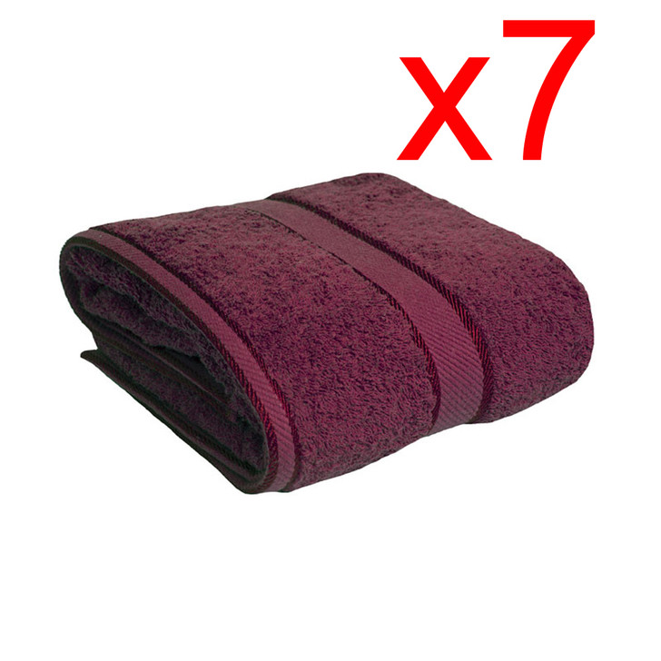 7pc Bundle - 100% Cotton Shiraz Bath Towel