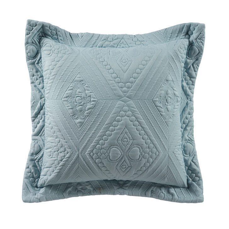 Bianca Aspen Sky Blue Square Filled Cushion | My Linen