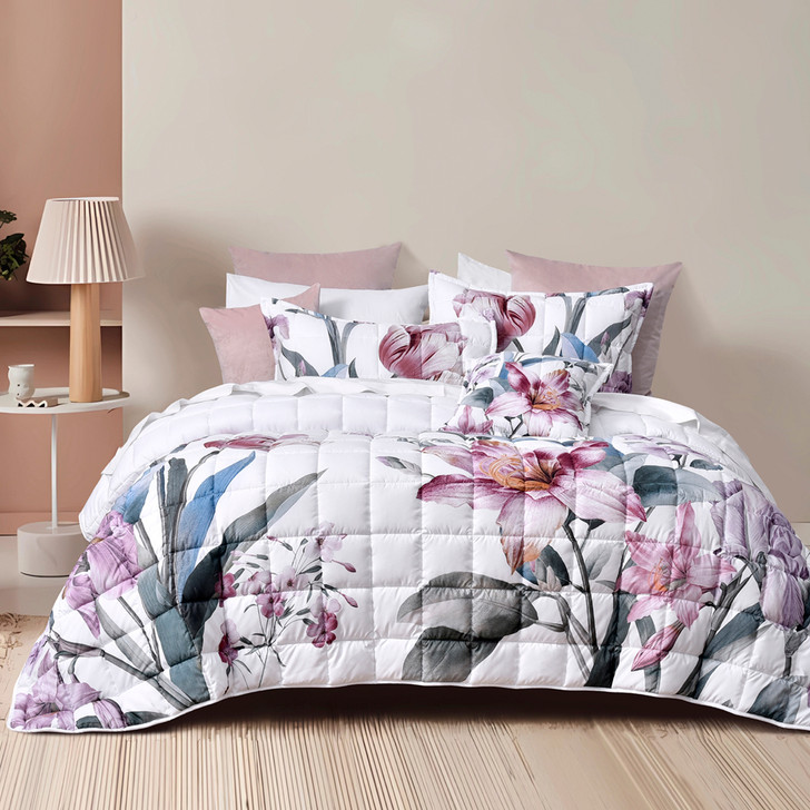Bianca Carmela White King Single Bed Bedspread Set | My Linen