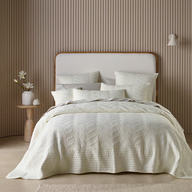 Bianca Kamala Cream King Single Bed Bedspread Set | My Linen