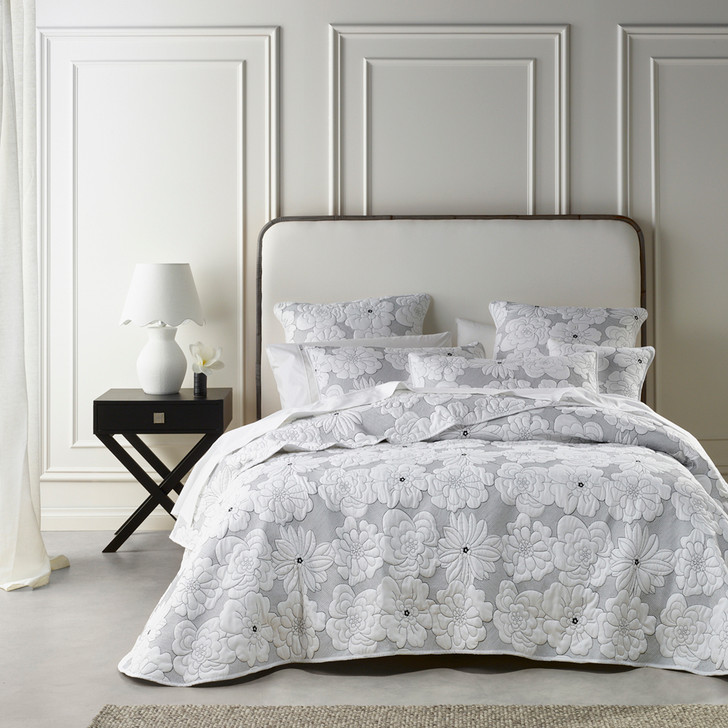 Bianca Leona White Queen Bed Bedspread Set | My Linen