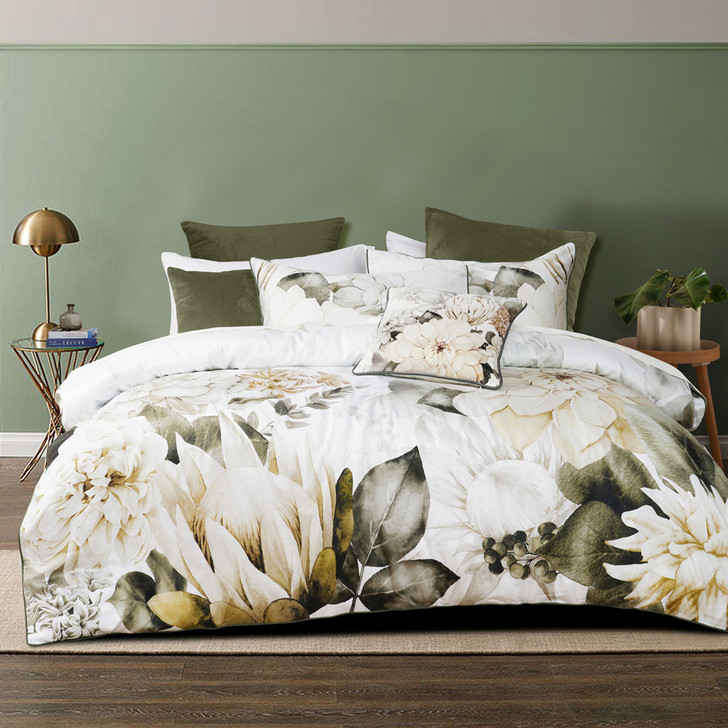 Bianca Giselle White Double Bed Quilt Cover Set | My Linen