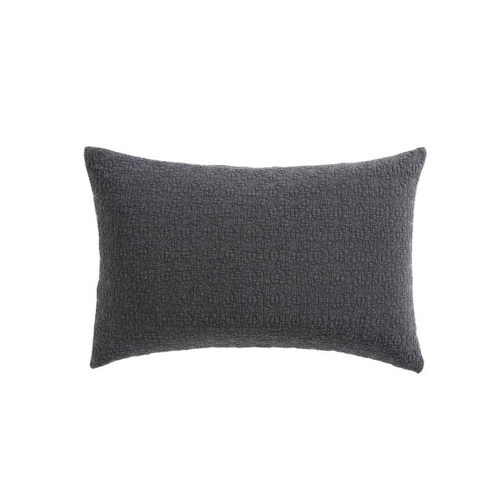 Platinum Logan and Mason Kayo Charcoal Breakfast Filled Cushion | My Linen