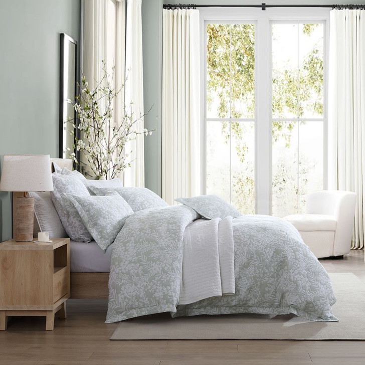 Private Collection Quinn Sage King Bed Quilt Cover Set | My Linen