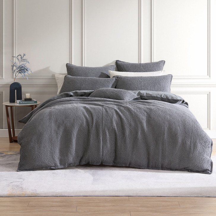 Private Collection Urban Charcoal King Bed Quilt Cover Set | My Linen