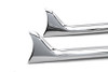 42" Straight Fishtail Exhaust Extension Set Chrome