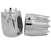 Avon Grips Excalibur Axle Nut Covers - 1in. - Chrome