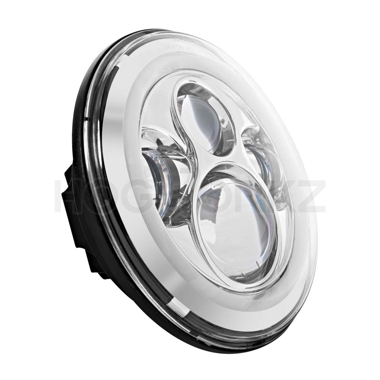 7" LED Chrome HaloMaker Headlight (Harley Daymaker Replacement)