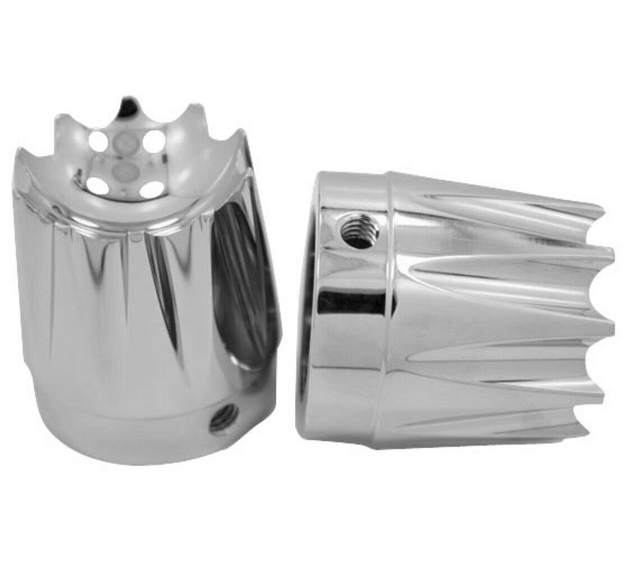Avon Grips Excalibur Axle Nut Covers - 1in. - Chrome