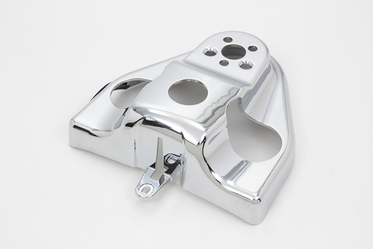 2014-Up Road King Chrome T-Bar Chrome Handlebar Riser Cover