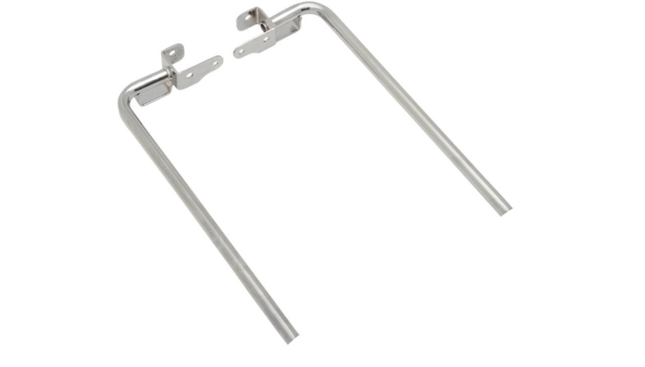 Pre Cut Saddlebag Support Brackets - Chrome - FL '14-'23