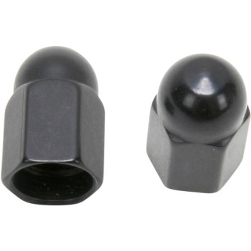 Valve Caps- BLACK / ANODIZED