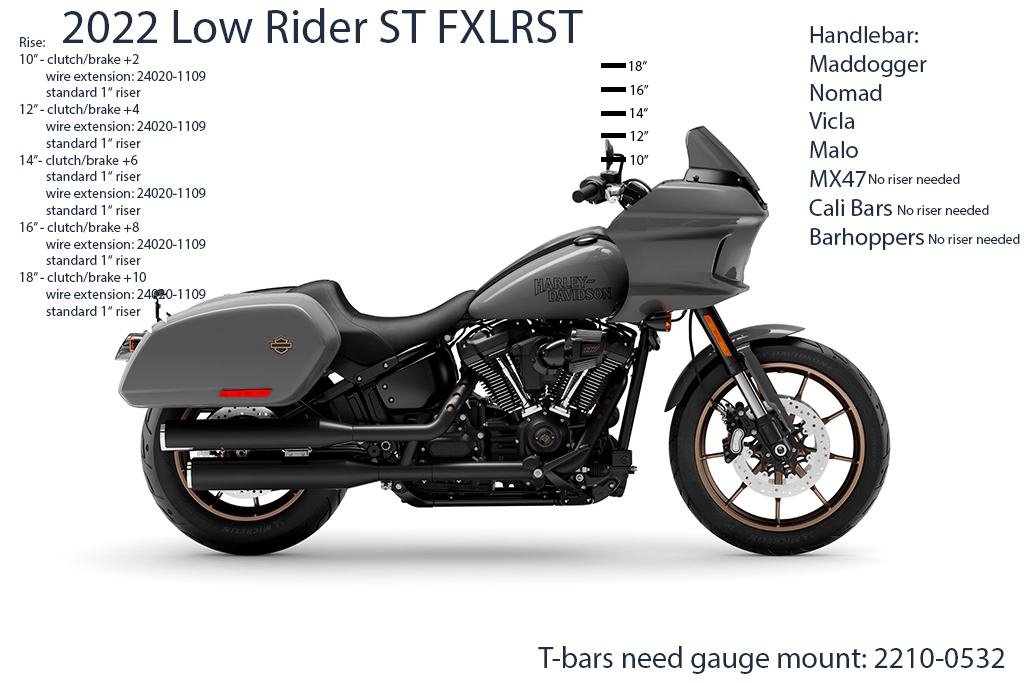 Tire set for HARLEY-DAVIDSON LOW RIDER FXLR